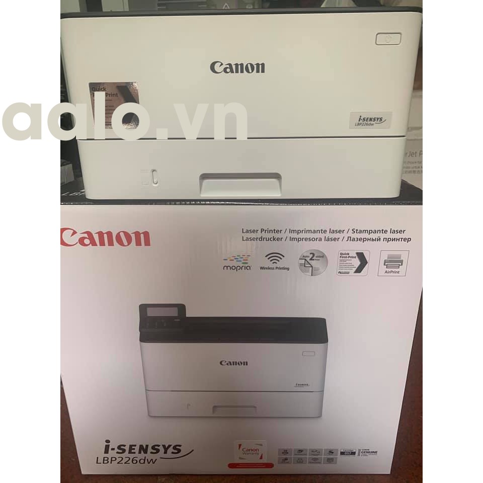 Máy In 2 Mặt Canon LBP 226dw ( kèm hộp mực , dây nguồn , dây usb mới ) - aalo.vn